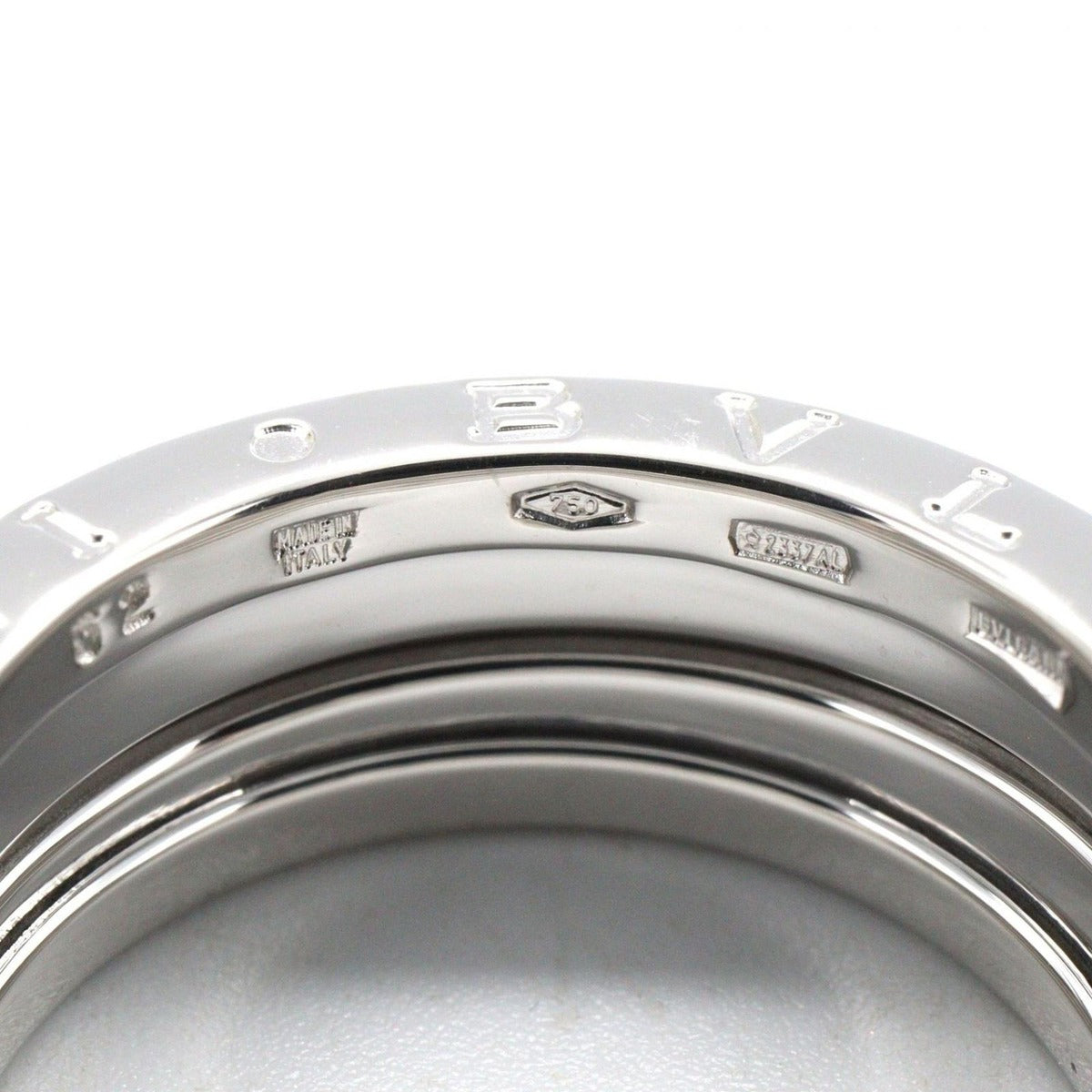 Bvlgari Ring B-zero One Band 18k White Gold — view 5