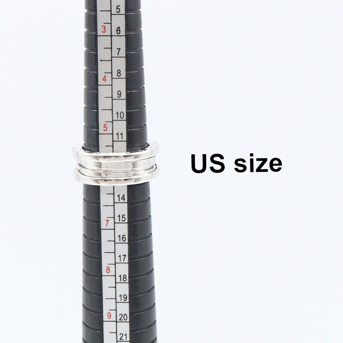 Bvlgari Ring B-zero One Band 18k White Gold — view 7