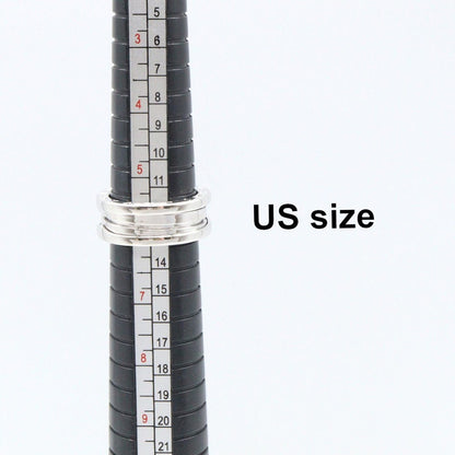 Bvlgari Ring B-zero One Band 18k White Gold — view 7