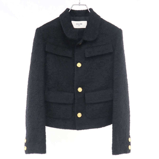 Celine Saint Germain Jacket & Pleated Skirt Set Suit Bou Cles Attnatte