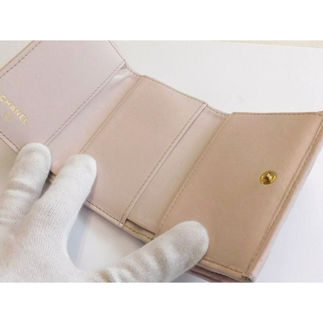 Chanel 19 Small Flap Wallet Ap1789 Lambskin Light Pinkish 4 — view 3