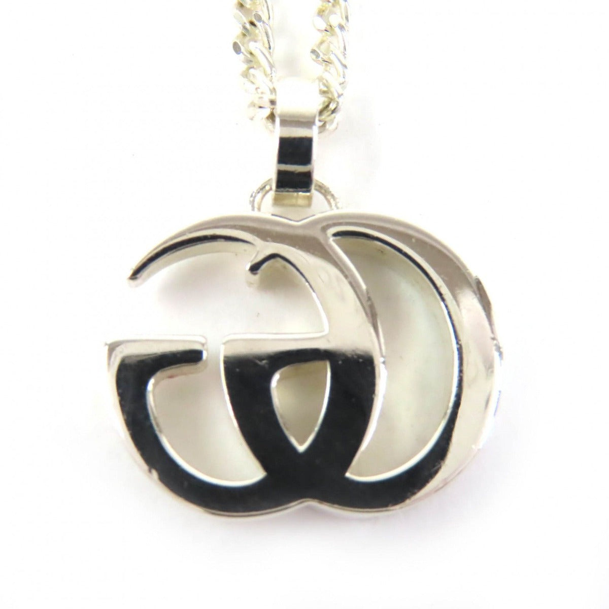 Gucci Double Pendant Necklace 925 Sterling Silver — view 5