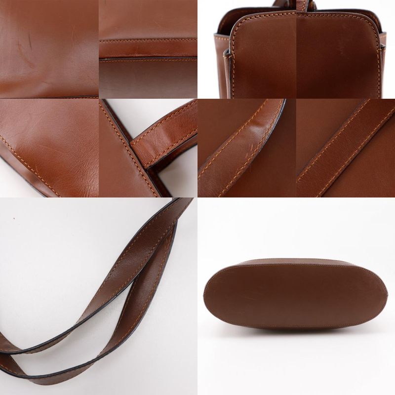 Celine Vintage Calf Brown Women's Tote Bag