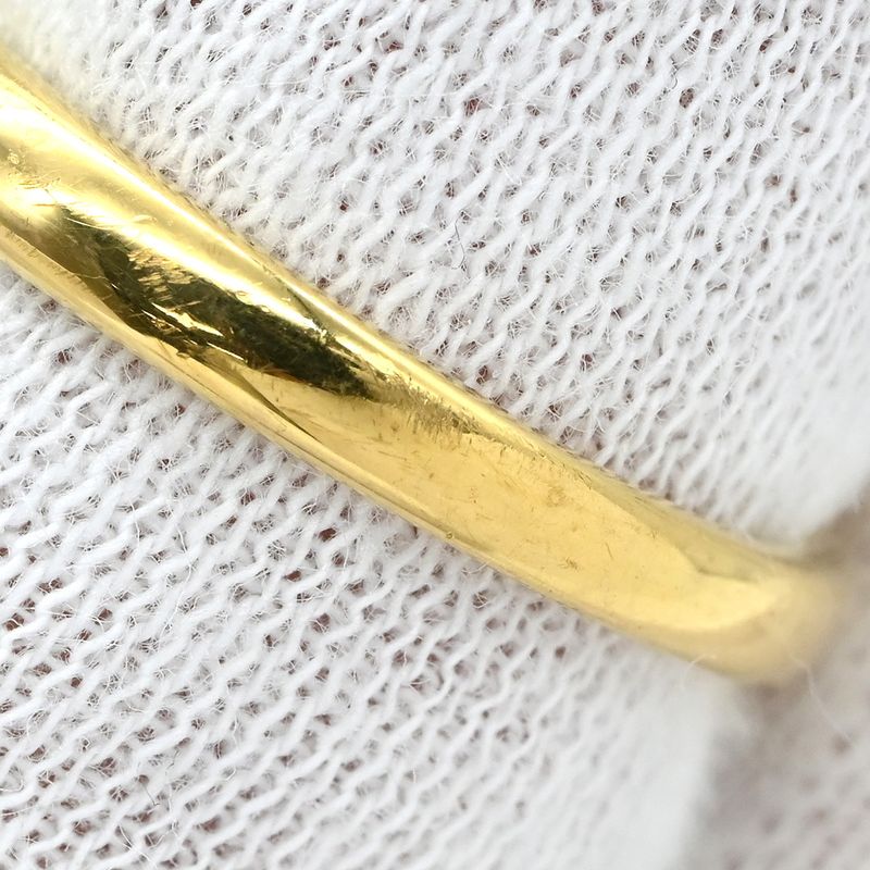 Christian Dior Ring Akoya Pearl Ring 18k Yellow Gold Pearl Yellow Gold Leaf