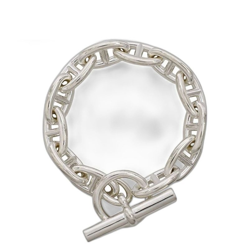 Hermes Bracelet Chaine D'ancre GM Silver