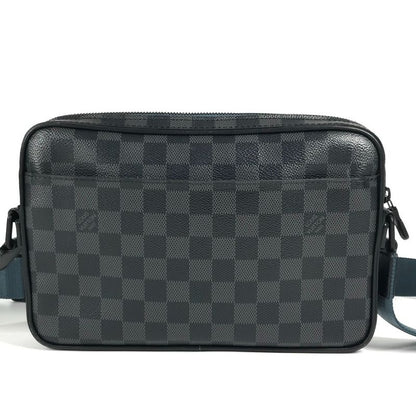 Louis Vuitton Shoulder Bag Alpha Messenger N40188 Damier Graphite Canvas Black