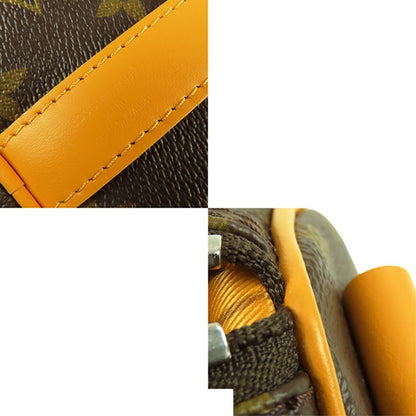 Louis Vuitton Keepall Bandouliere 25 Brown Saffron Yellow Monogram Macassar — view 6