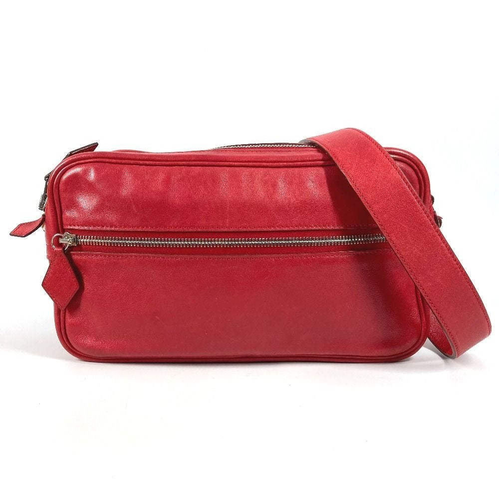 Hermes Shoulder Bag Van Quatre PM Leather Red