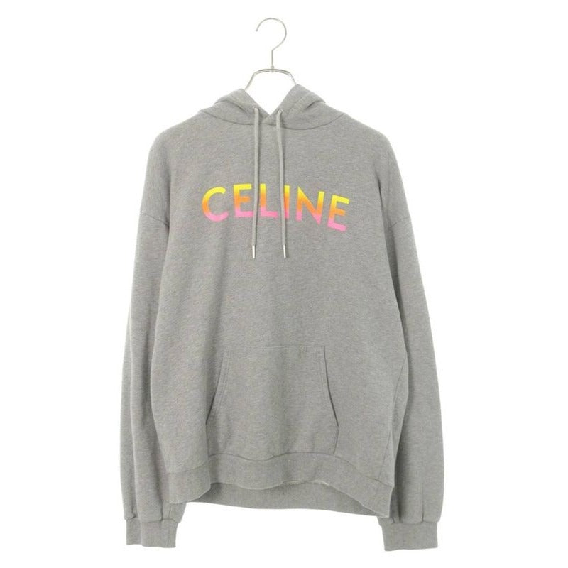 Celine Gradient Logo Print Hoodie XL