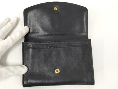 Chanel Bifold Wallet Coco Lambskin Black