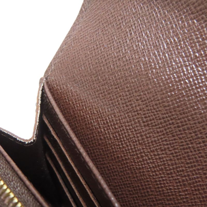 Louis Vuitton N63209 Portefeuille Sarah Long Wallet With Coin Purse In Damier