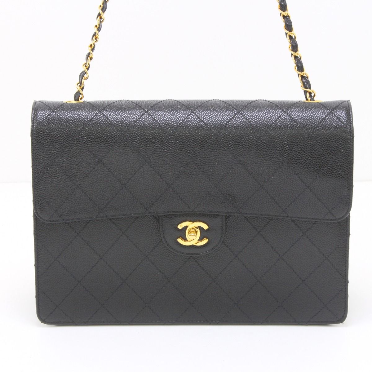 Chanel Caviar Skin Stitch Shoulder Bag