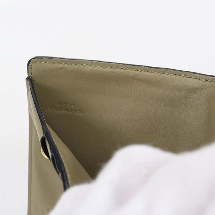 Loewe Compact Zip Wallet Puzzle C510z41x01 Bifold Wallet Leather Women