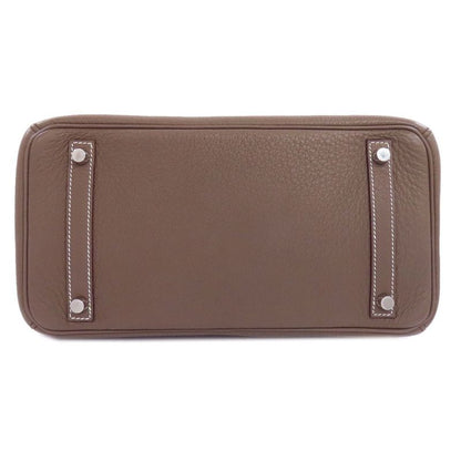 Hermes Birkin 30 Etape Silver Hardware Handbag Taurillon Women