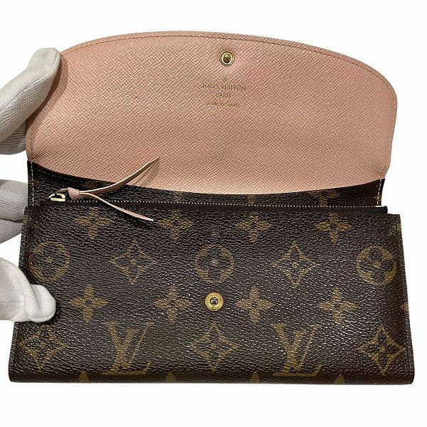 Louis Vuitton Monogram Portefeuille Emily M61289 Long Wallet For Women