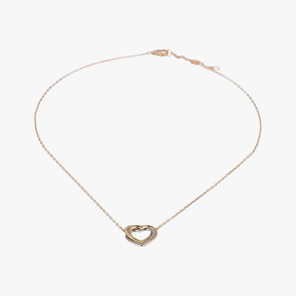 Cartier Trinity Heart Gold And White Togo Old And Rose Gold Au750 B7061100
