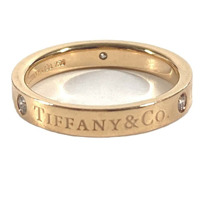 Tiffany & Co Ring Flat Band Diamond Yellow