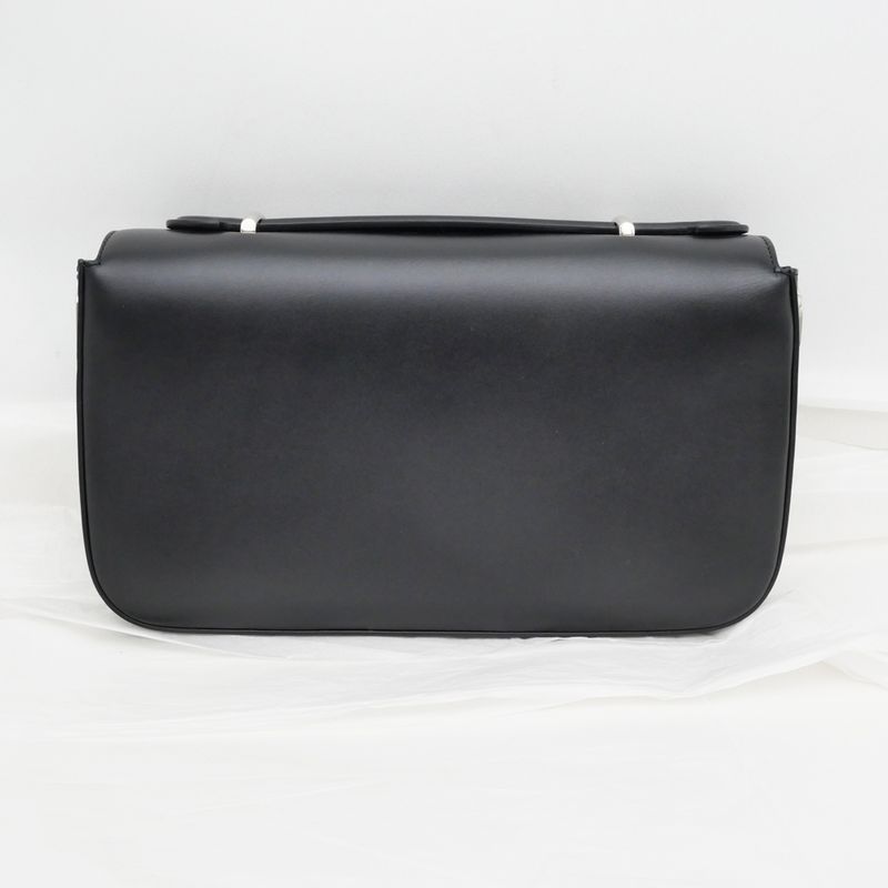 Gucci Clutch Bag Shoulder Bag Leather Black 739721 Shoulder Ladies