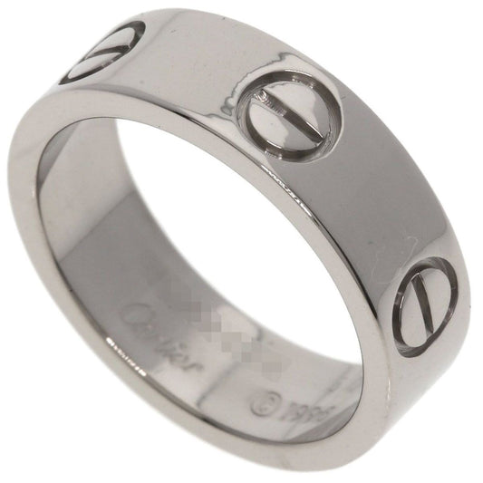 Cartier Love Ring 50 18k White Gold