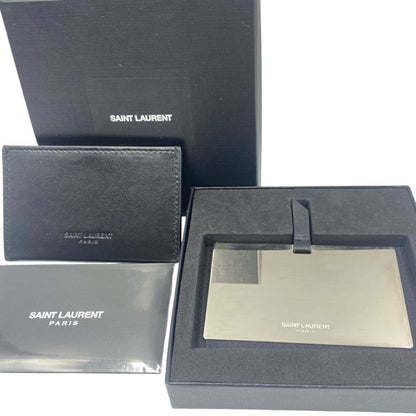 Yves Saint Laurent Yves Saint Laurent Compact Mirror And Case Glass Leather