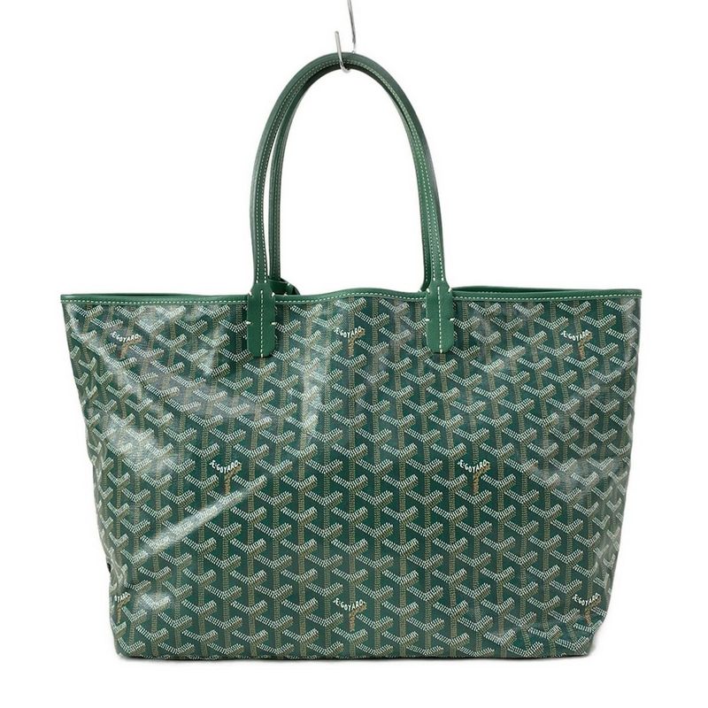 Goyard Shoulder Bag Saint Louis PM Green Leather