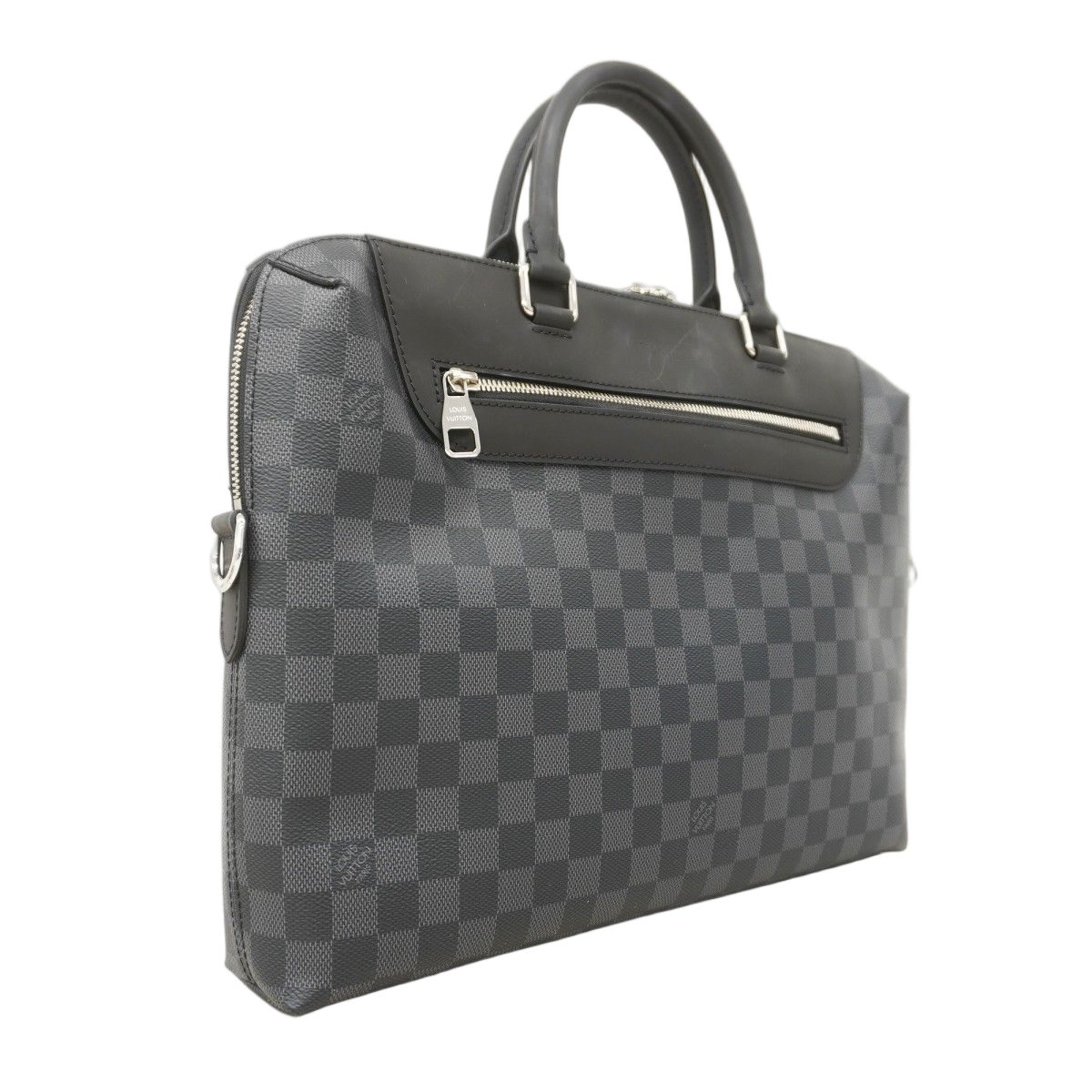 Louis Vuitton Business Bag Damier Graphite Pdj Porte Documents Jour NM Black — view 2