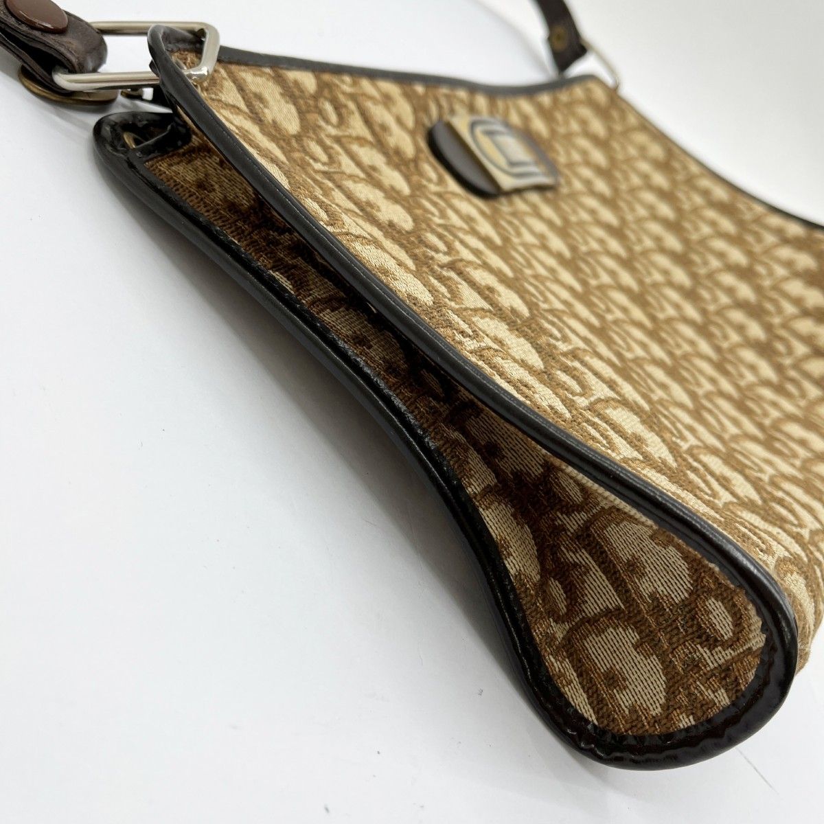 Christian Dior Christian Dior Handbag Shoulder Bag Logo Pattern Beige