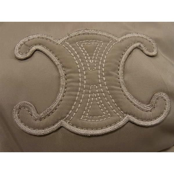 Celine Triomphe Polyester Vest 36 Beige — view 5