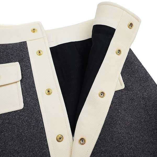 Celine 24aw Bromptpn Jacket&trapeze Mini Skirt Brompton Jacket Wool Trapeze