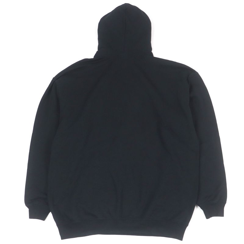 Balenciaga 22AW 578135 100% Cotton BB Logo Rhinestone Pullover Hoodie Black XS