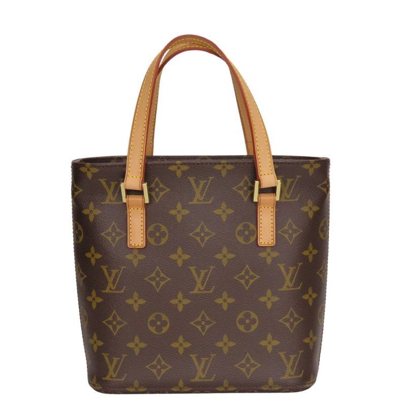 Louis Vuitton Handbag Vavin PM M51172 Monogram Nubuck Brown Gold Hardware
