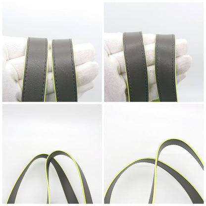 Bulgari X Fragment Collaboration Tote Bag Gray Neon Yellow Storage Bag