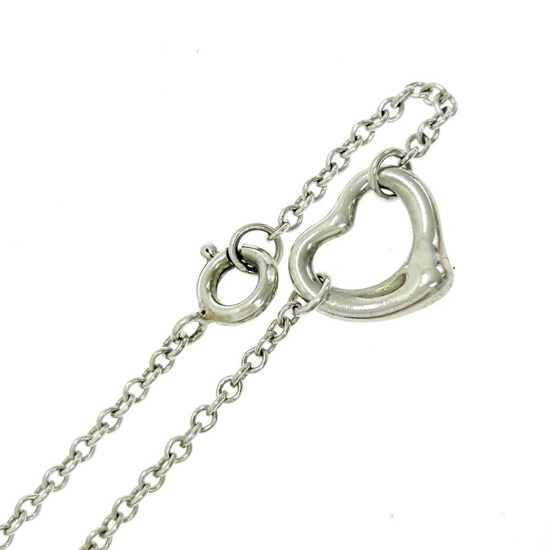Tiffany & Co Tiffany & Co Silver Elsa Peretti Open Heart 3p Bracelet 2.9g 925