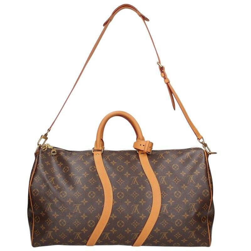 Louis Vuitton 20SS M44880 Keepall Bandoliere 50 Monogram Wave Boston Bag Men 50