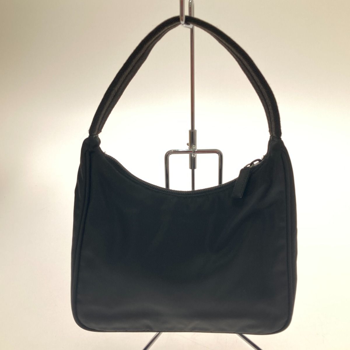 Prada Handbag Mini Handbag Triangle Logo Plate Mv515 Black