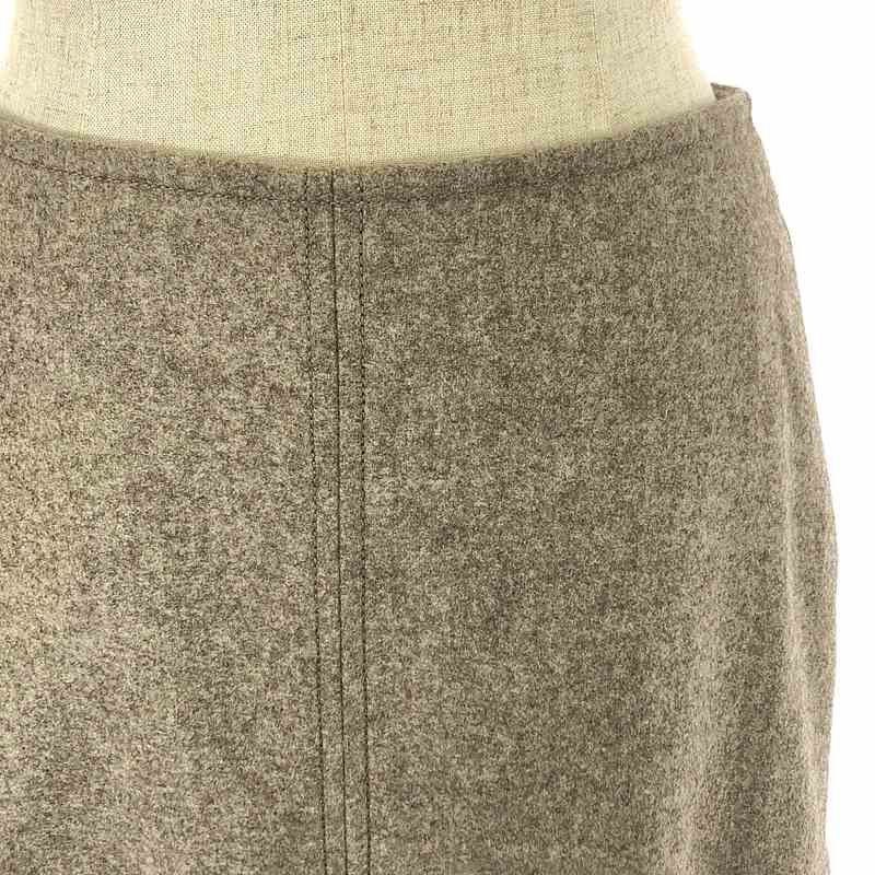 Bottega Veneta - 2023-2024aw - Riverbed Melange Flared Long Skirt - 36 - Light