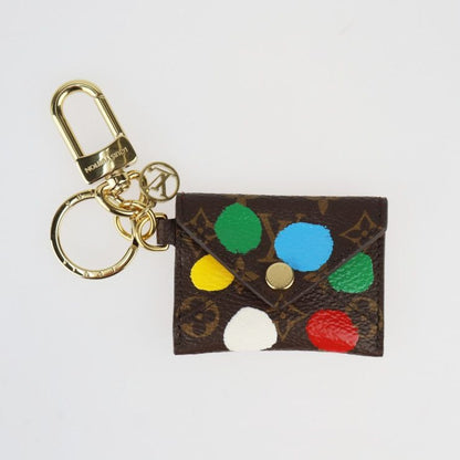 Louis Vuitton Porte Cles Kirigami Key Holder Monogram Canvas Brown Yayoi Kusama