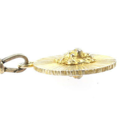 Chanel Belt Lion Chain Leather Gold X Black