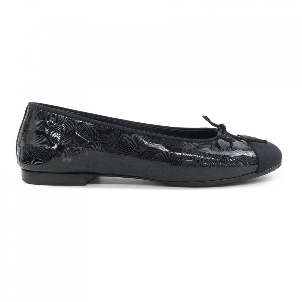 Chanel Flat Shoes Black 36
