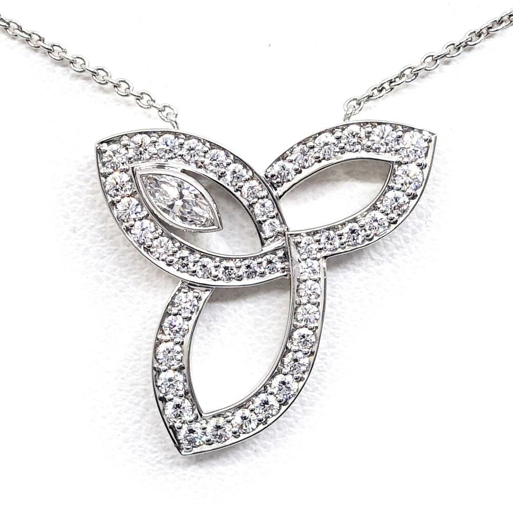 Harry Winston Lily Crater Star Diamond Necklace