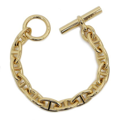 Hermes Chaine D'ancre GM Bracelet 750 YG Yellow Gold 12 Pieces
