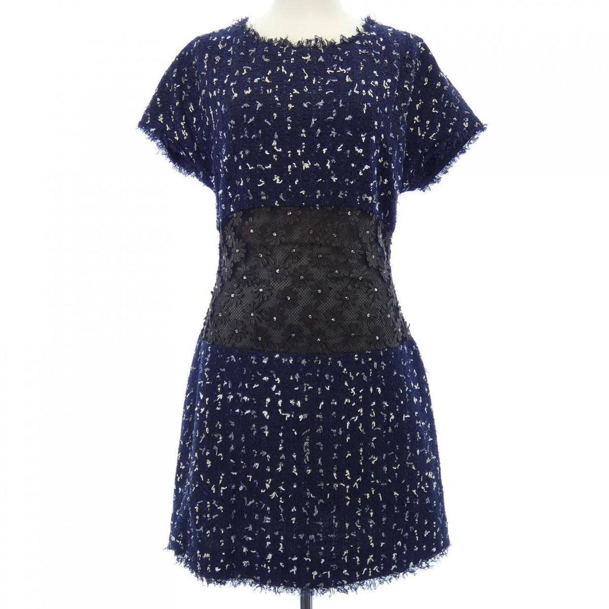 Chanel Dress Navy 38