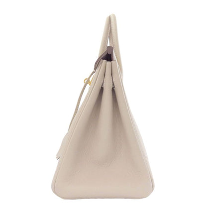 Hermes Birkin 25 Cles Gold Hardware Handbag Togo Women