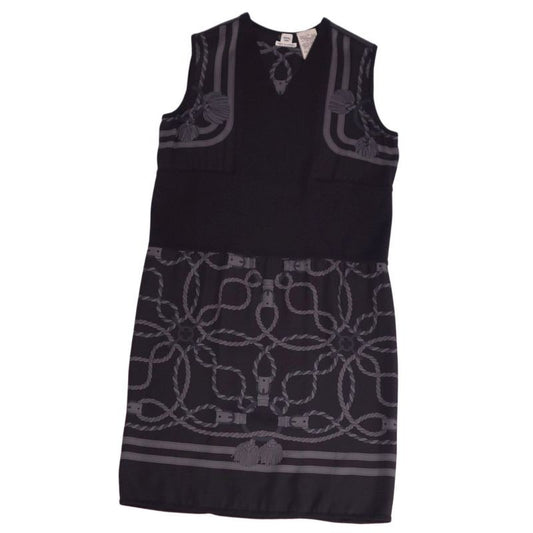 Hermes Dress 20 SS Sleeveless Knit Sil