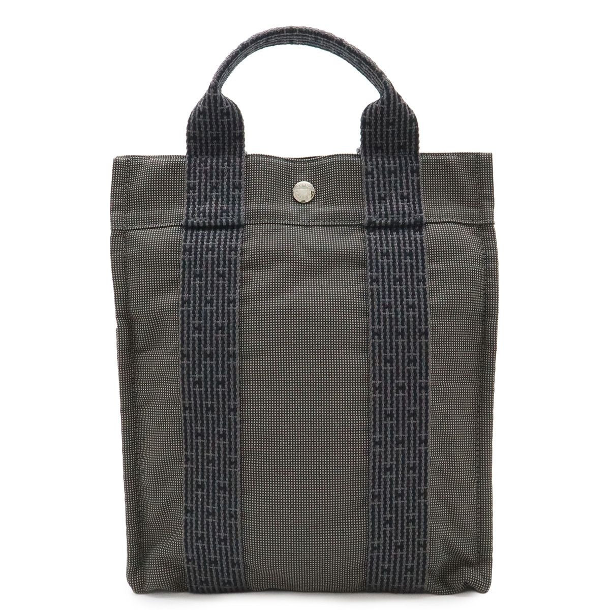 Hermes Her Line Sac a Dos PM Backpack Shoulder Bag Canvas Gray New
