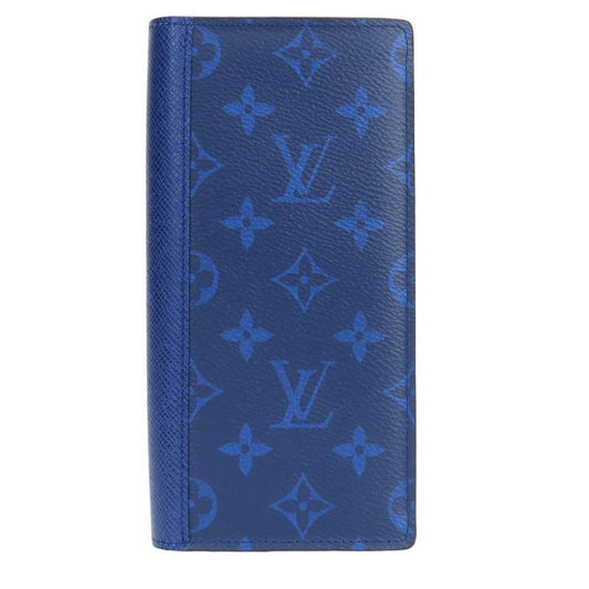 Louis Vuitton Long Wallet Portefeuille Brazza M30297 Taiga Llama Taiga Monogram