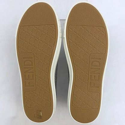 Fendi Sneakers Ec21385 White Black Staggered