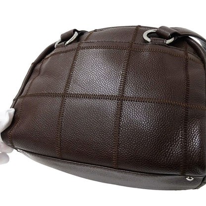 Chanel Bag Choco Bar Ladies Branded Handbag Shoulder Bag Caviar Skin Brown