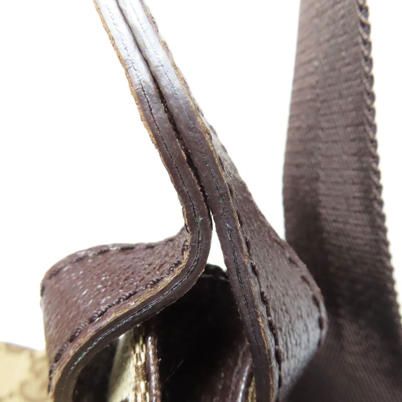 Gucci 122798 GG Shoulder Bag Canvas Women