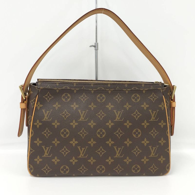 Louis Vuitton Vivacite GM Handbag Monogram Brown M51163